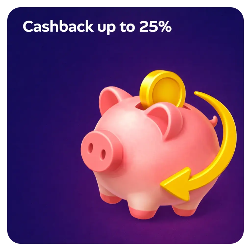 Explore Cashback up to 25% Rewards with Manekispin Casino Bonus System