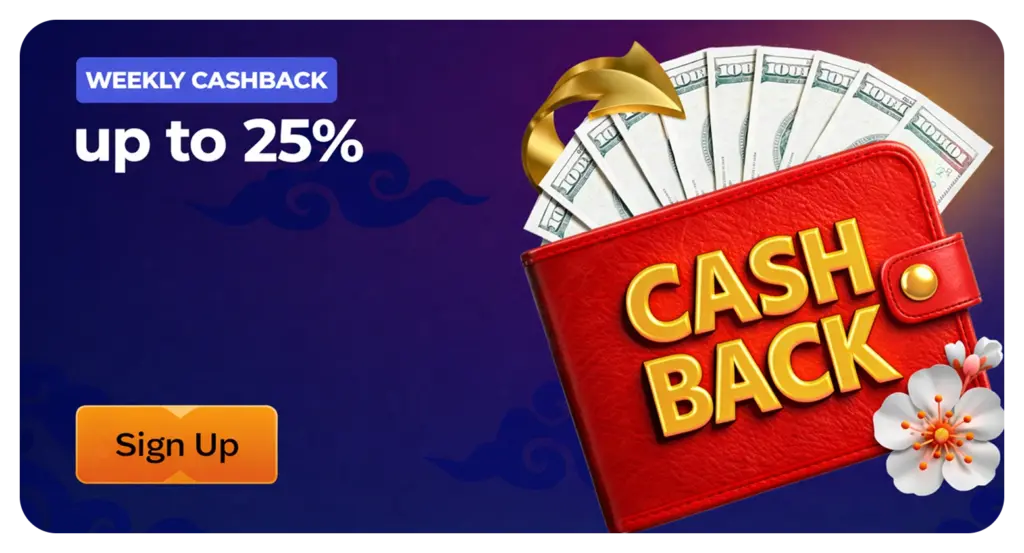 Manekispin Weekly Cashback Offer up to 25% Player Rewards
